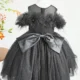 Champagne Knee Length 1st Birthday Flower Girl Dress