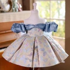 Cute-Off-Shoulder-designed-Satin-Flower-Girl-Dress-With-Butt-ern-J719-AVELAPRO-51144489173295-01 Cute Off-Shoulder designed Satin Flower Girl Dress With Butterfly Pattern