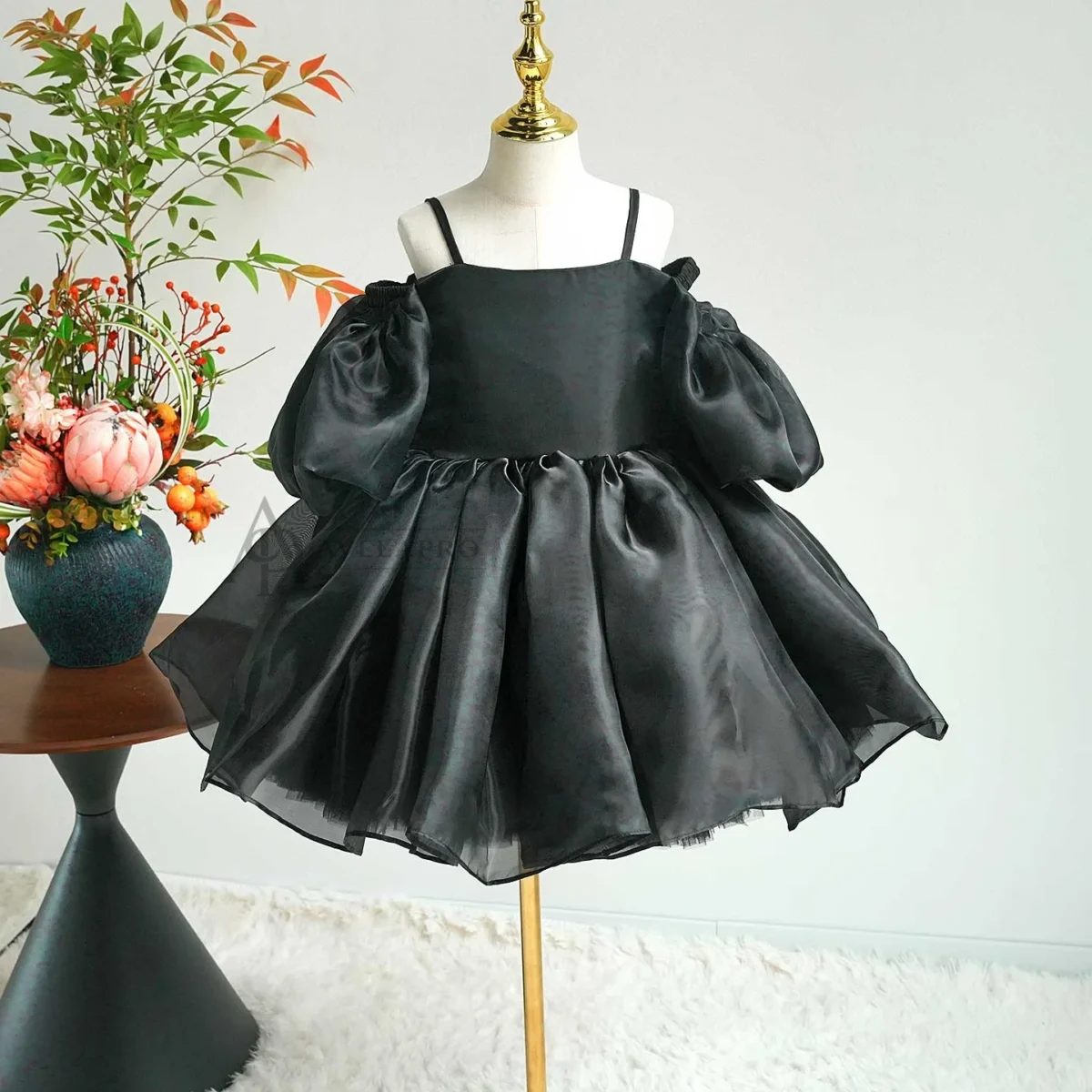 Dreamy Flower Girl Dress for Girls Satin Party Dress for Party