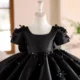 Dreamy Girl Dress Bowed for Kids Birthday Party Ball Gown