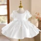 Dreamy Girl Dress Bowed for Kids Birthday Party Ball Gown