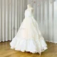 Elegant Beige Girl Dress Princess for Birthday Wedding Party
