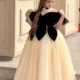 Elegant Black Off-Shoulder Princess Ball Gown Dress