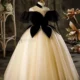 Elegant Black Off-Shoulder Princess Ball Gown Dress
