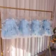 Elegant Blue Girl Bridesmaides Girl Dresses