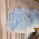 Elegant Blue Girl Bridesmaides Girl Dresses