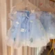 Elegant Blue Girl Bridesmaides Girl Dresses