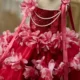 Elegant Flower Girl Dress Knee Length Princess Birthday Party Gown
