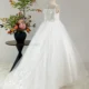 Elegant Girl Dress with Butterfly for Birthday Wedding Party
