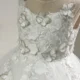 Elegant Girl Dress with Butterfly for Birthday Wedding Party