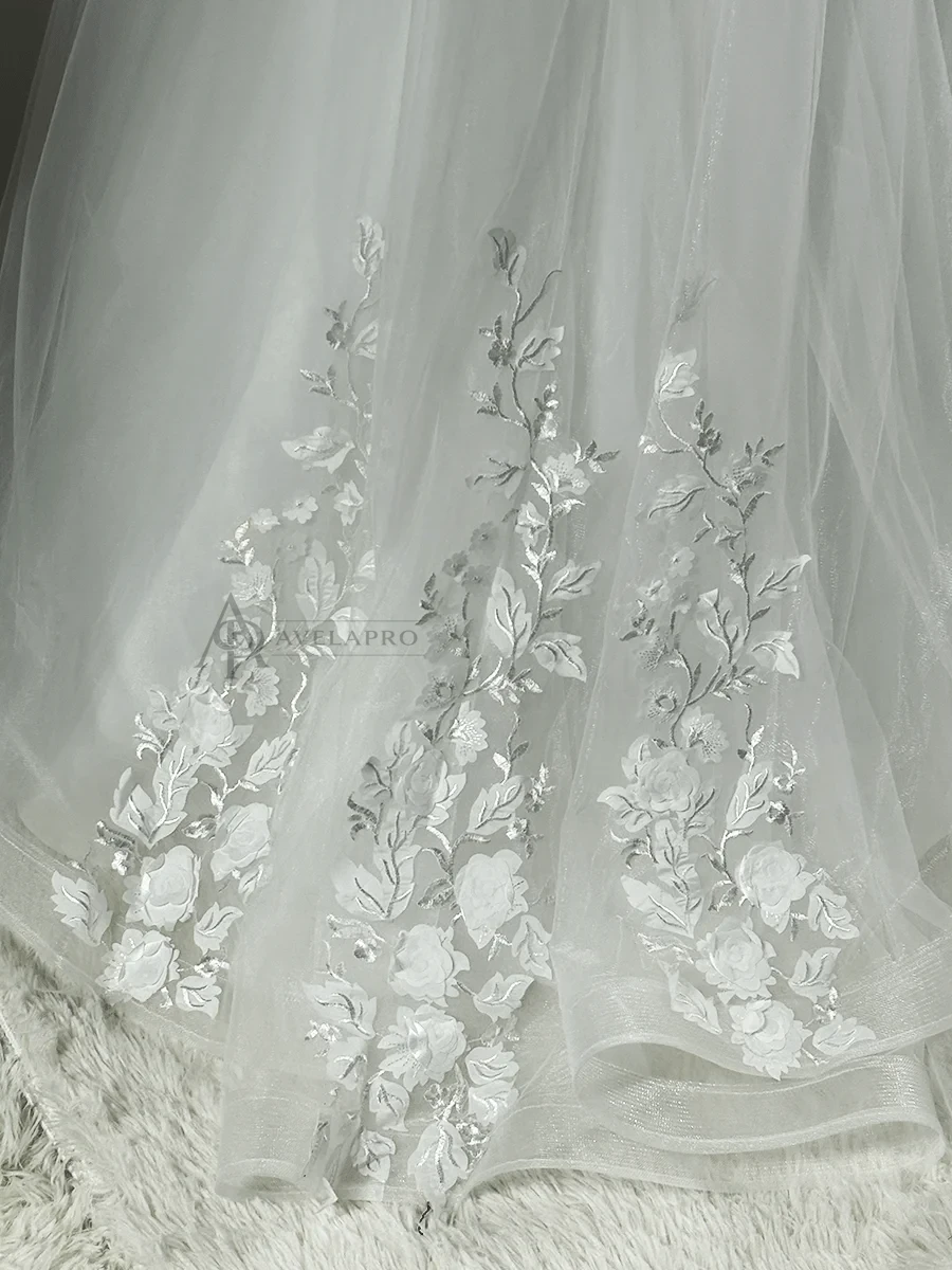 Elegant Girl Dress with Butterfly for Birthday Wedding Party