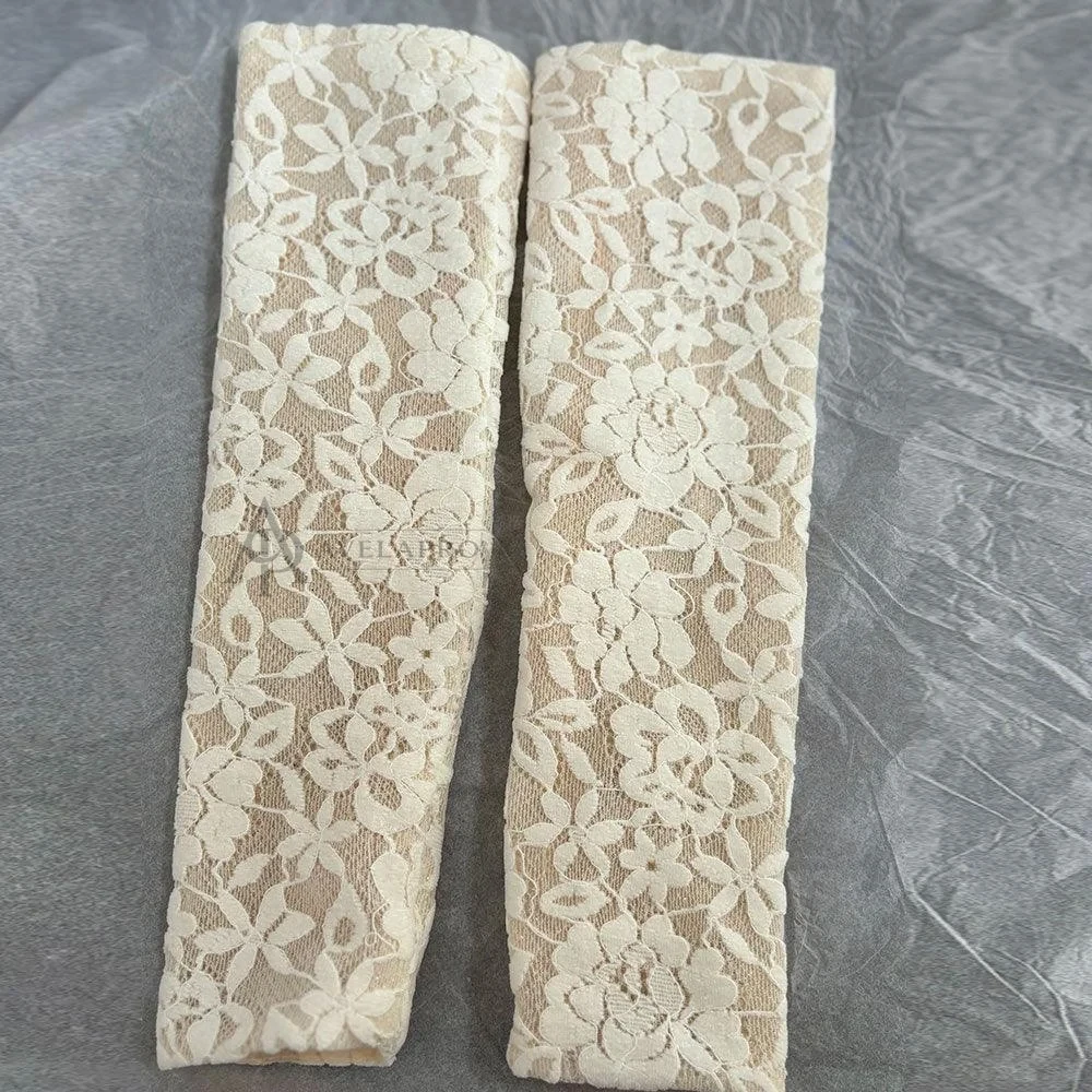 Elegant Ivory Flower Girl Dress Appliques Lace Princess Gown