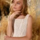Elegant Ivory Flower Girl Dress Appliques Lace Princess Gown