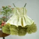 Elegant Princess Girl Dress for Kids Birthday Party Gown