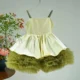 Elegant Princess Girl Dress for Kids Birthday Party Gown