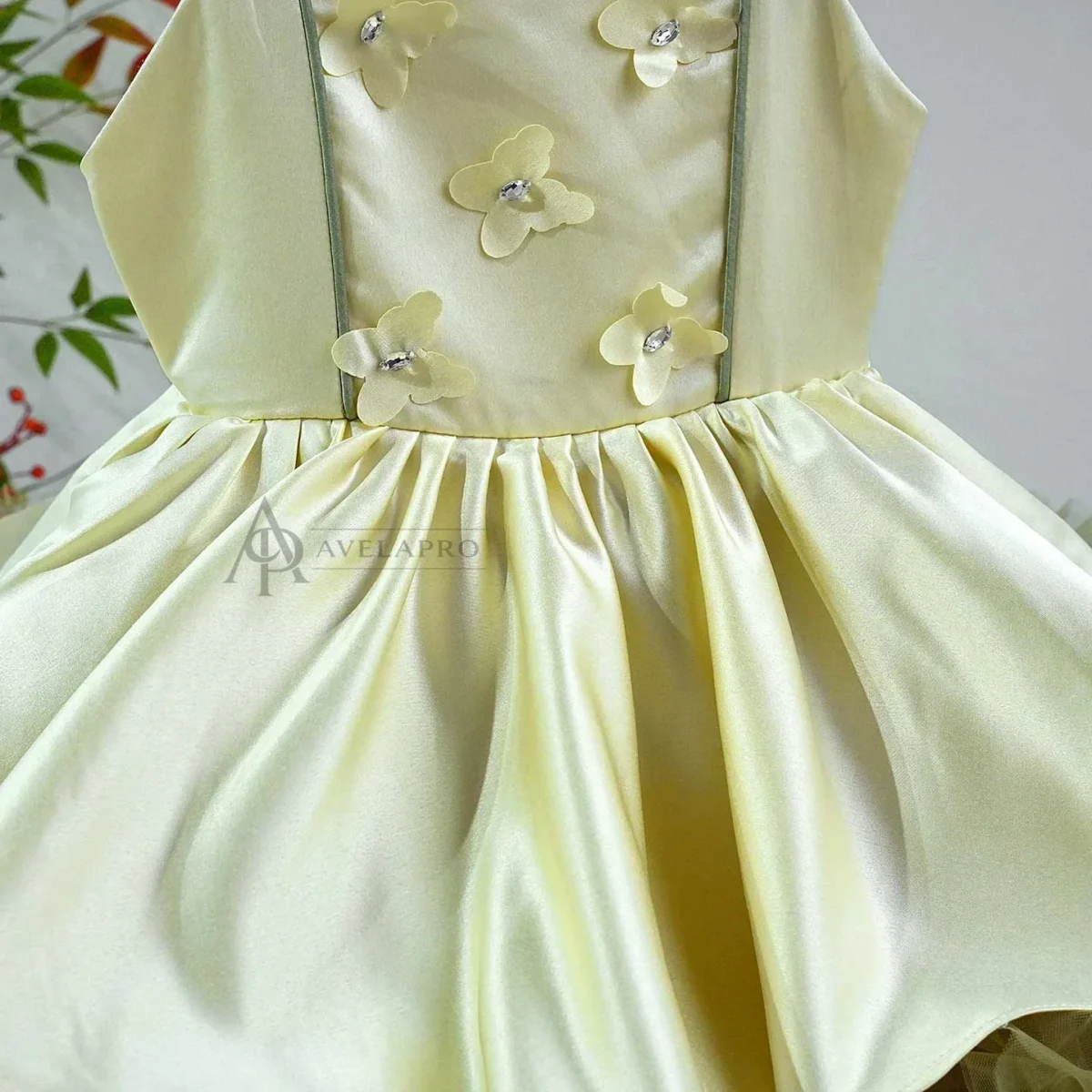 Elegant Princess Girl Dress for Kids Birthday Party Gown