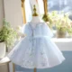 Elegant Tulle Girl Dress Sleeveless Toddler Kids 1st Birthday Gown